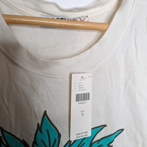 LETLUV California Surf Buggy Graphic Cotton Blend Sleeveless Tank NEW Size S - Picture 6 of 7